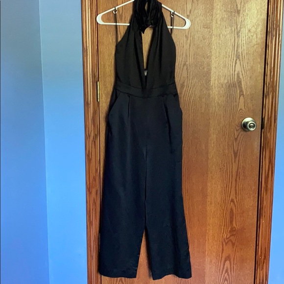 Guess Sleeveless Deep-V Jumpsuit - Picture 6 of 8